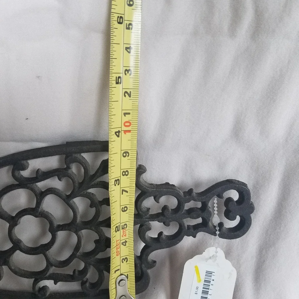 Floral Cast Iron‎ Trivet Ornate Vintage Style Kitchen Décor hot plate